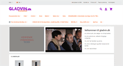 Desktop Screenshot of gladvin.dk