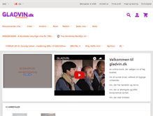 Tablet Screenshot of gladvin.dk
